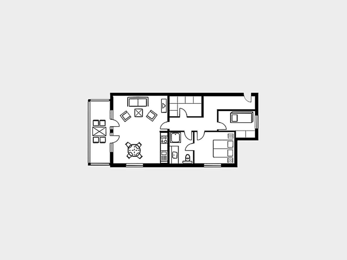 Strandvillen - Mit 2 Schlafzimmern Und Balkon Ah-720